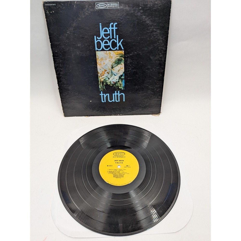 Jeff Beck Truth Vinyl LP Record Epic BN 26413 Stereo Blues Rock Rod Stewart
